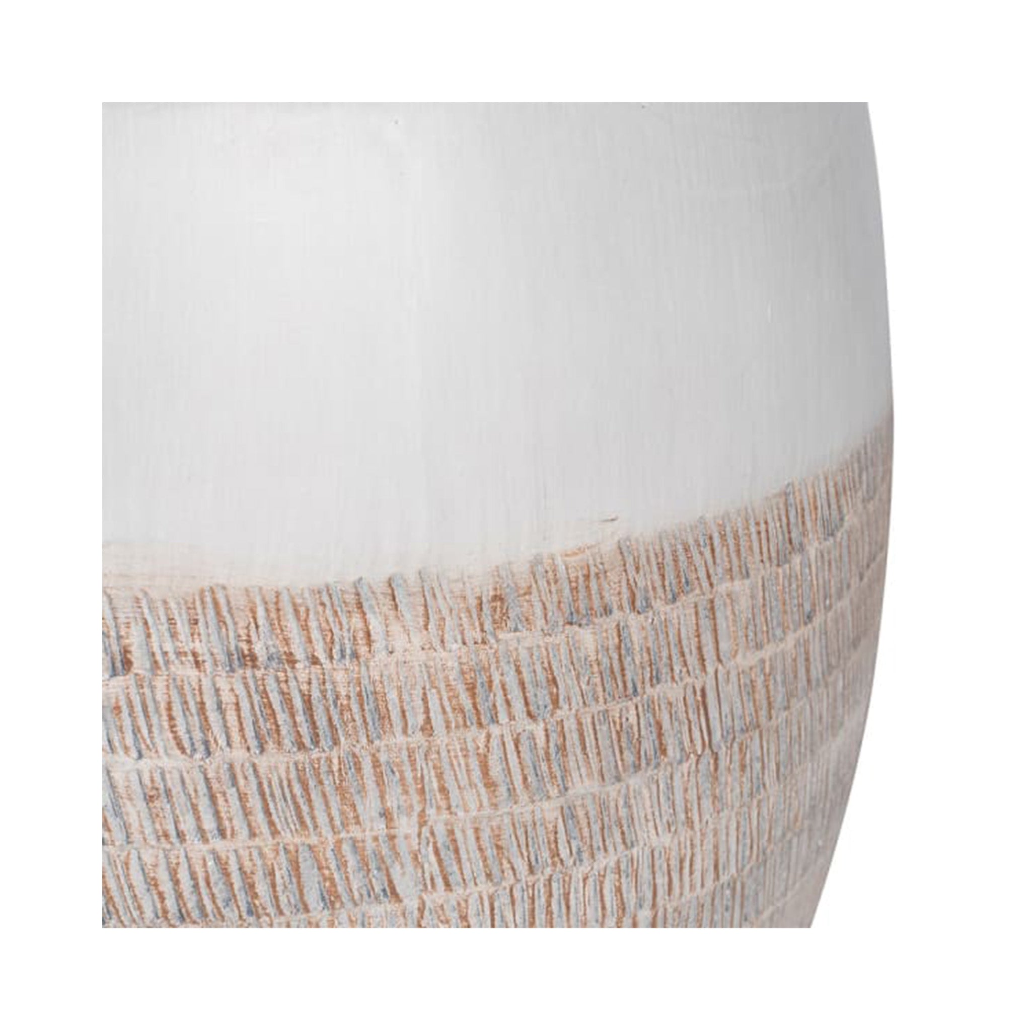 Natural Tones Textured Planters - Set of 2